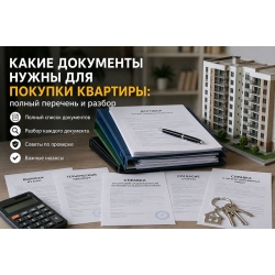 Какие документы нужны для покупки квартиры: полный перечень и разбор